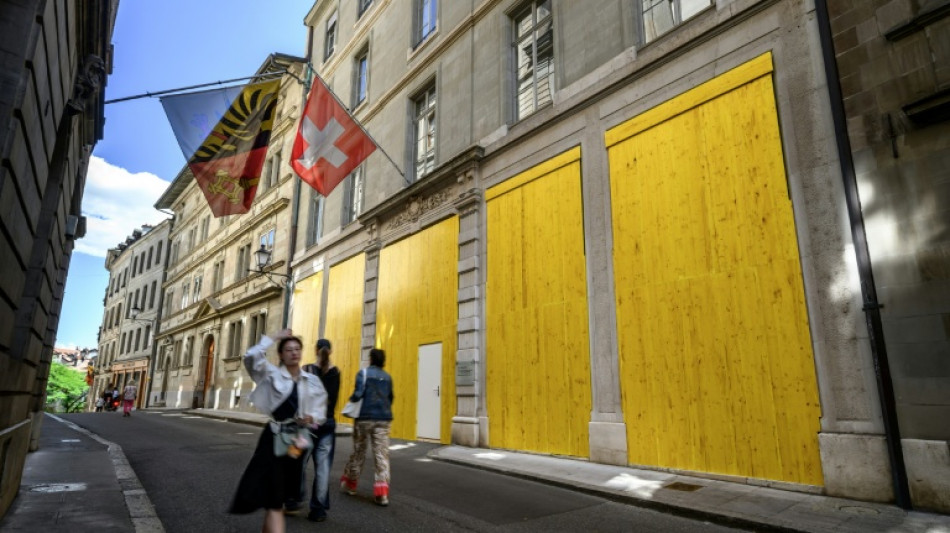  Proteste in Genf gegen G7 vor dem Gipfel in Frankreich 