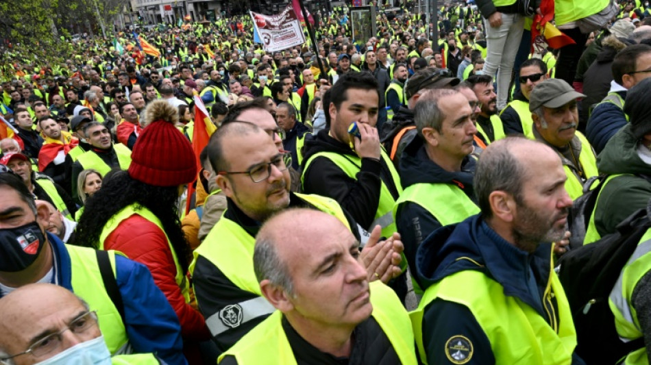 Nueva huelga de transportistas convocada en Espa&ntilde;a a partir del lunes