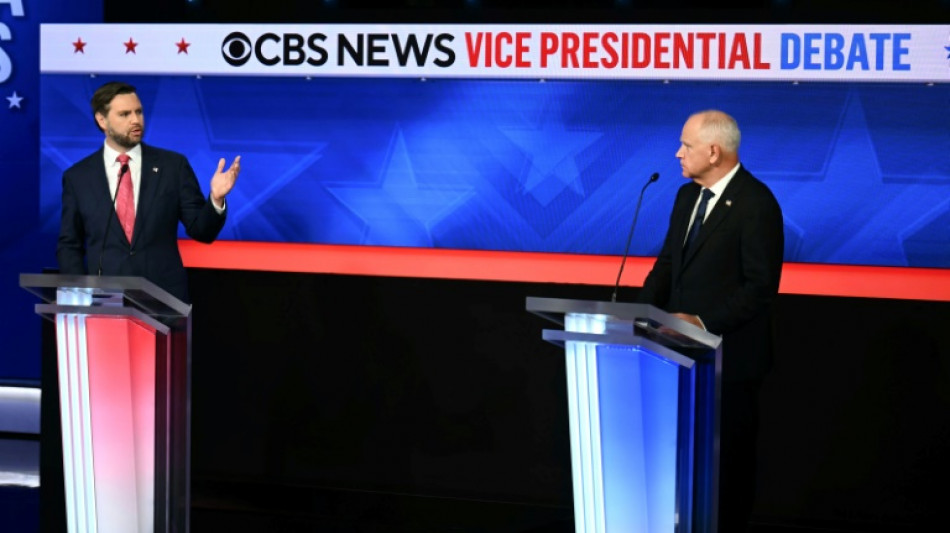EUA: candidatos &agrave; vice-presid&ecirc;ncia defendem Donald Trump e Kamala Harris durante debate