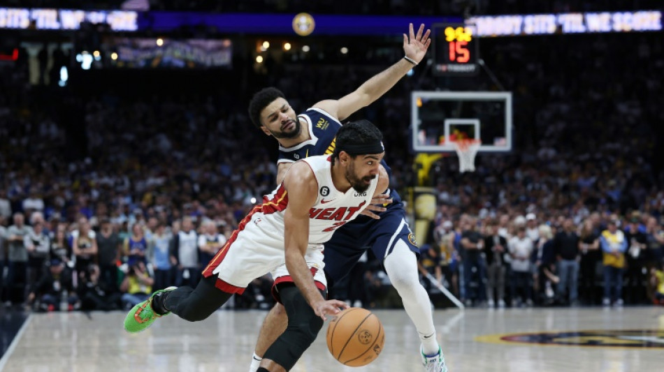 Heat surge past Nuggets 111-108, level NBA Finals at 1-1