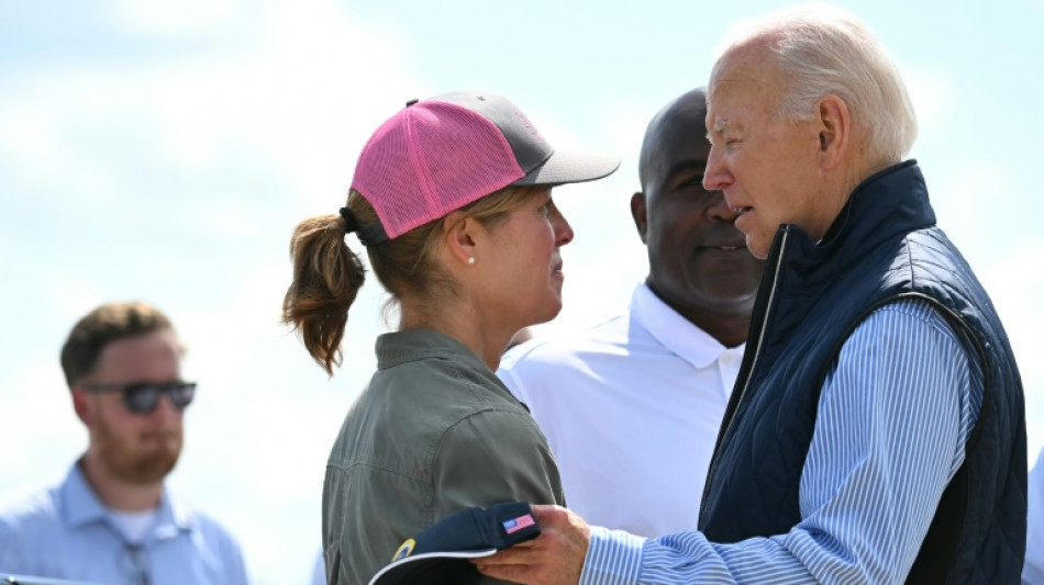 Ouragan H&eacute;l&egrave;ne: l'arm&eacute;e en renfort, Biden et Harris dans trois Etats touch&eacute;s