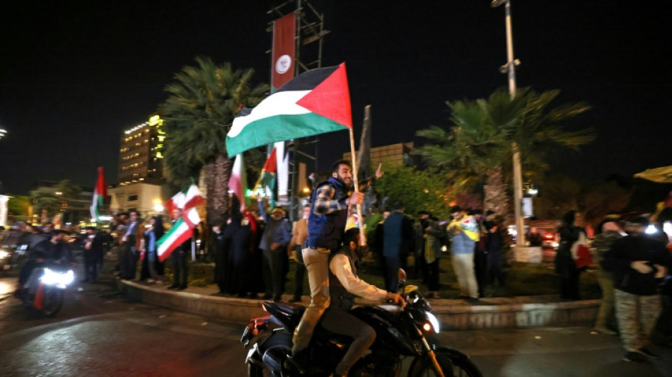 En Iran, des manifestants saluent "la punition" inflig&eacute;e &agrave; Isra&euml;l
