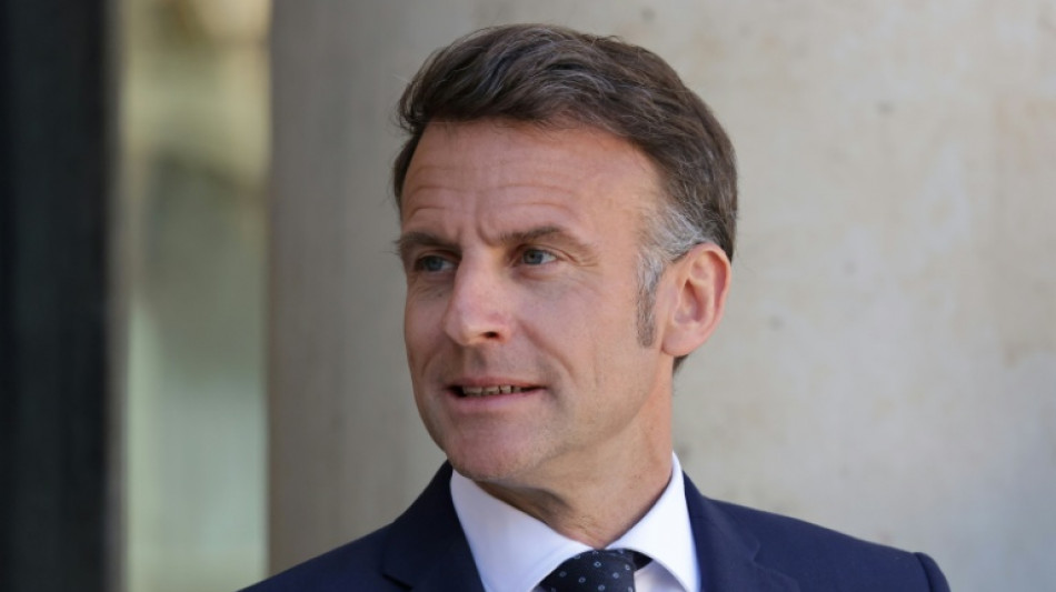  Frankreichs Pr&auml;sident Macron zu Besuch bei Papst Leo XIV. 