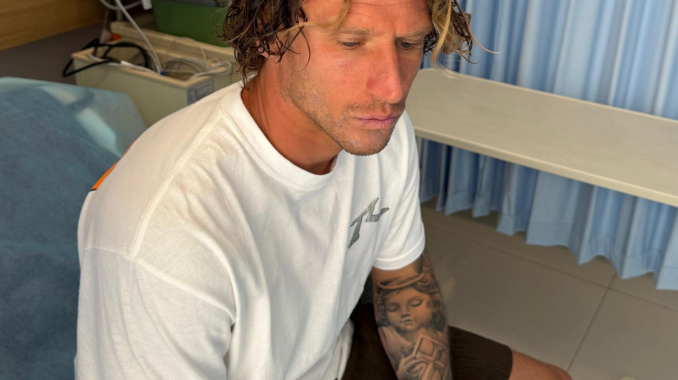  Surf: a Bali incidente sul reef per Ghiara, operazione e 24 punti in testa 