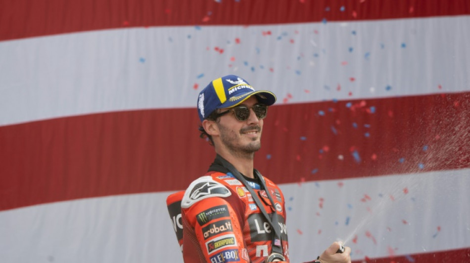 Bagnaia wins USA MotoGP after Marc Marquez crash