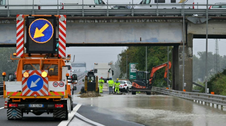 Des Italiens en col&egrave;re apr&egrave;s de nouvelles inondations en Emilie-Romagne