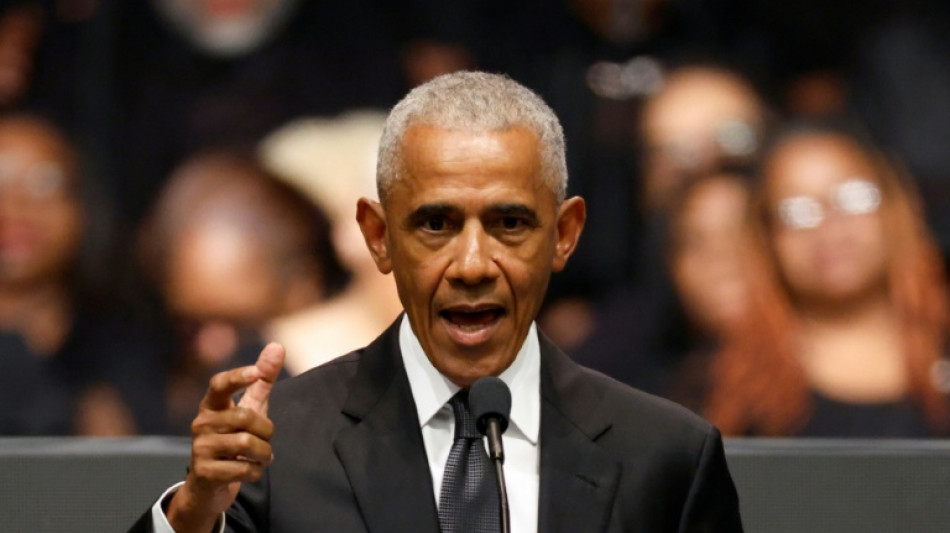  Ex-US-Pr&auml;sident Obama verurteilt Sch&uuml;sse am Rande von Dinner mit Trump 