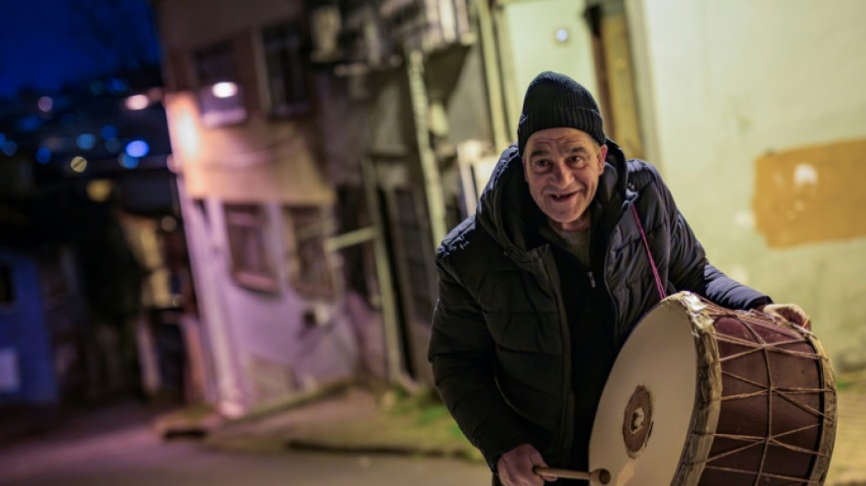 Before dawn, ancient drum rite wakes Istanbul faithful to fast