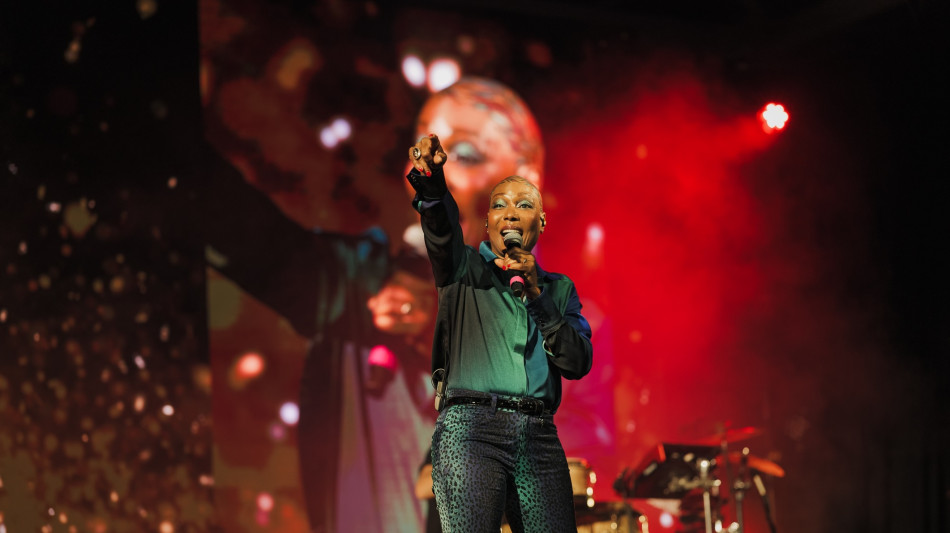  Amii Stewart sul palco per un 'anticipo' del Padova Jazz Festival 