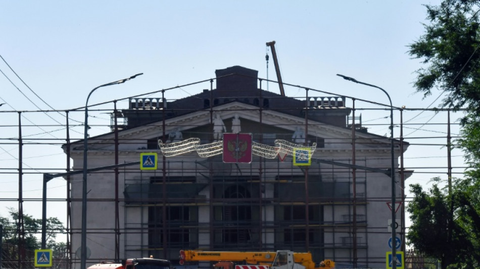 Russia reopens theatre devastated by siege of Mariupol