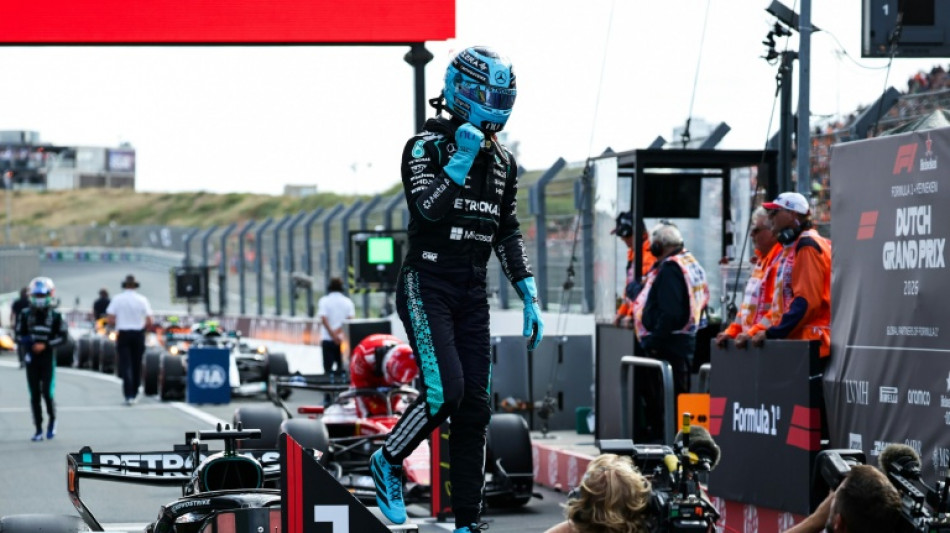  Russell roars to Dutch GP sprint pole, Antonelli fifth 