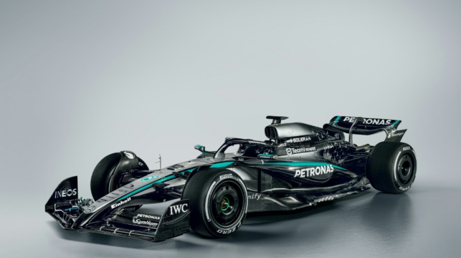 Mercedes apresenta seu carro para 2025 antes dos testes de pr&eacute;-temporada da F1
