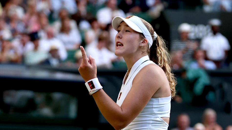  Wimbledon: Andreeva fuori contro la ceca Krejcikova 