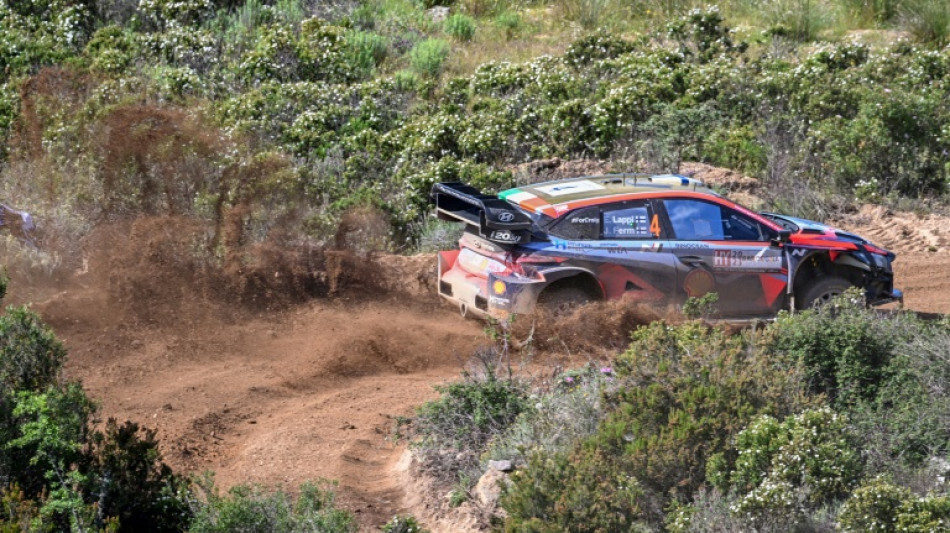 Lappi holds slender lead over Ogier in Rally Italia