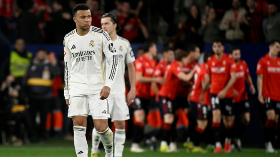  Liga leaders Real Madrid stung by late Osasuna winner 