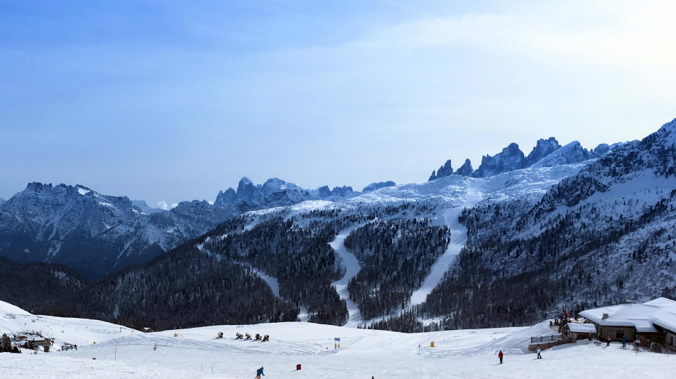 Vacanze sulla neve per 9,1 milioni di italiani, giro d'affari da 6,7 miliardi