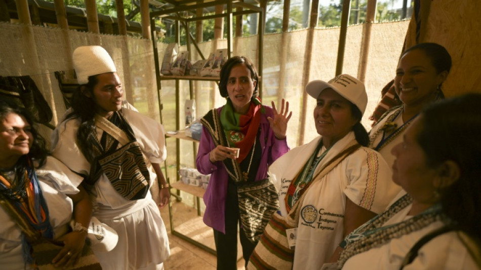 La mochila ind&iacute;gena, la peque&ntilde;a estrella de la "Zona Verde" de la COP16