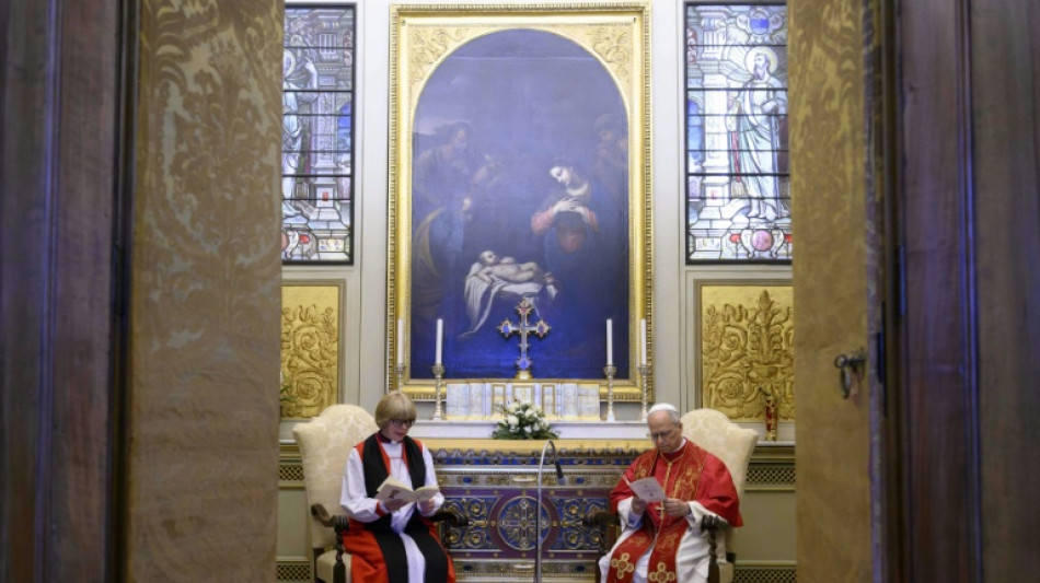  Anglikanische Erzbisch&ouml;fin Mullally von Papst Leo XIV. im Vatikan empfangen 