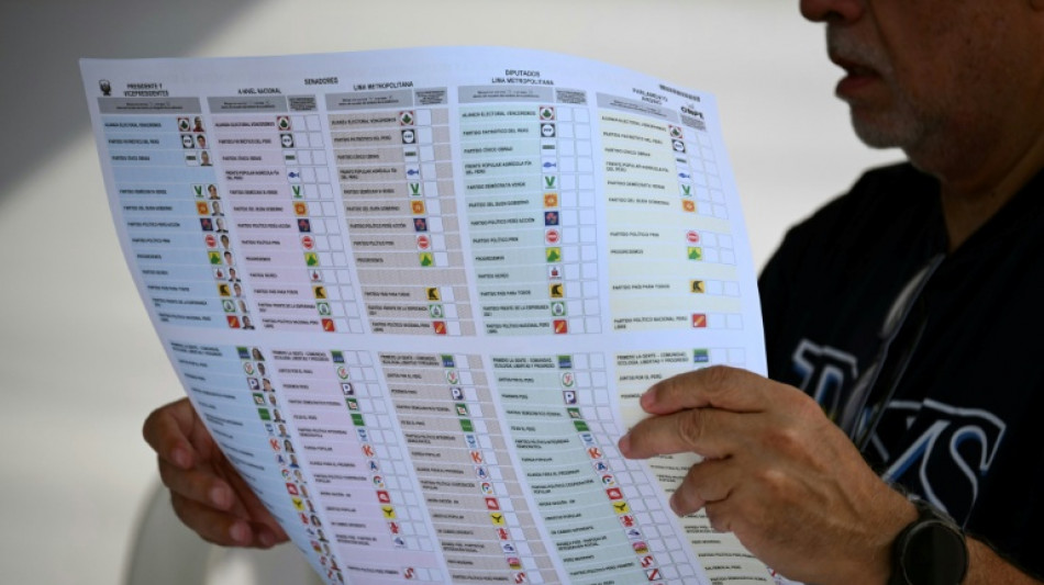  Delays mar voting as crisis-hit Peru picks ninth president in decade 