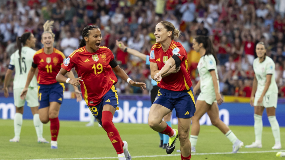 Europei donne: la Spagna travolge 4-0 il Portogallo