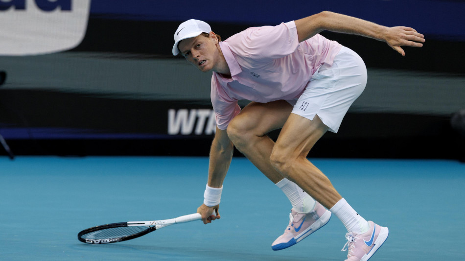  Tennis: Sinner, 'contento della lotta, ma devo alzare il livello' 