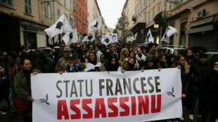 Manifestation tendue &agrave; Bastia en soutien d'Yvan Colonna