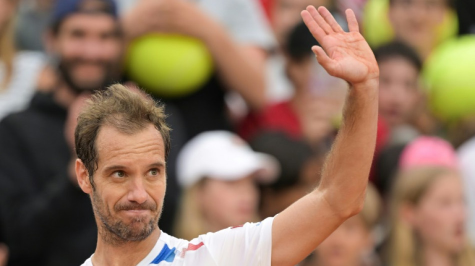 Tennis: au terme d'une "belle ère", Gasquet "heureux" de sa carrière