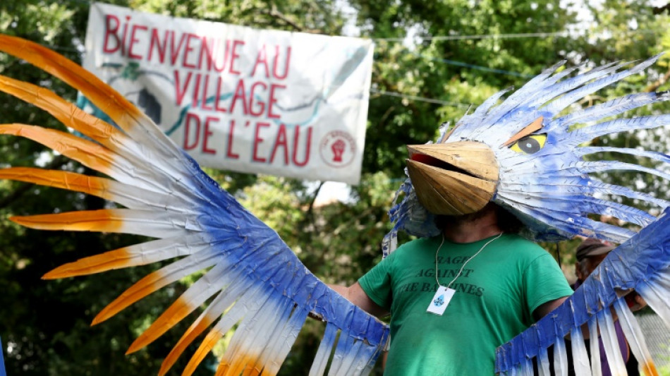 Ouverture du "Village de l'eau", &eacute;picentre de la lutte contre les "bassines"