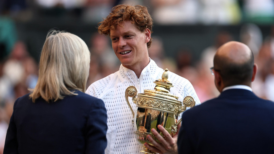  Wimbledon: Sinner 'una finale di altissimo livello, incredibile vincere ancora' 