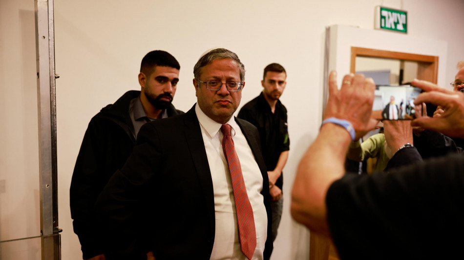 Media, 'Ben Gvir si &egrave; dimesso'