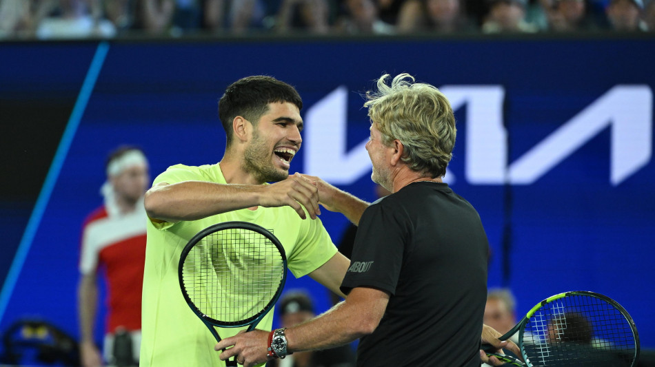 Million Dollar 1 Point Slam perde anche Alcaraz, il n.1 cede a Sakkari