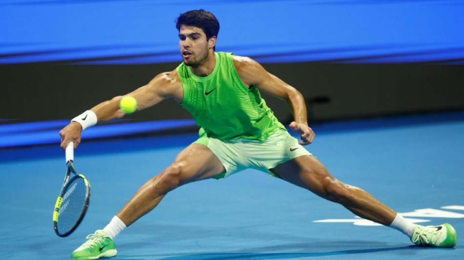  'Proud' Alcaraz digs deep to topple Rublev and reach Qatar final 