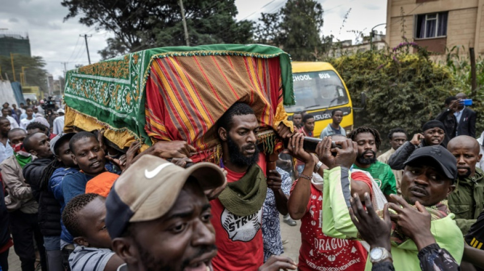 Kenya : enterrement d'un jeune tu&eacute; lors d'une manifestation antigouvernementale