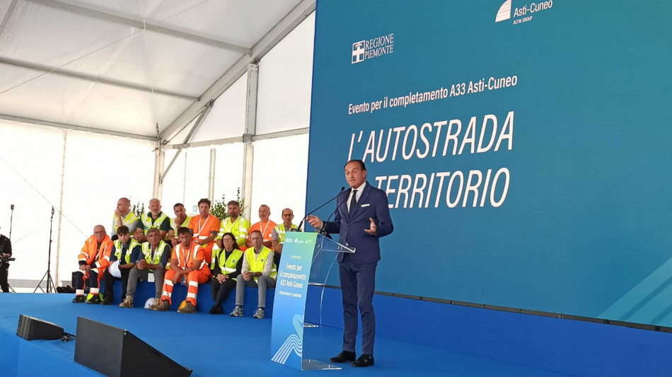  Cirio, per Asti-Cuneo 'giorno storico, abbiamo sanato una ferita' 