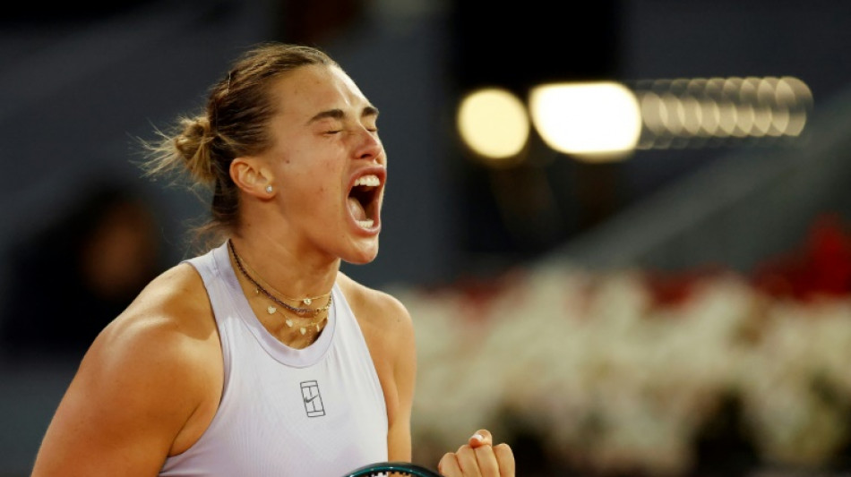 Sabalenka eases past Kostyuk into Madrid Open semis