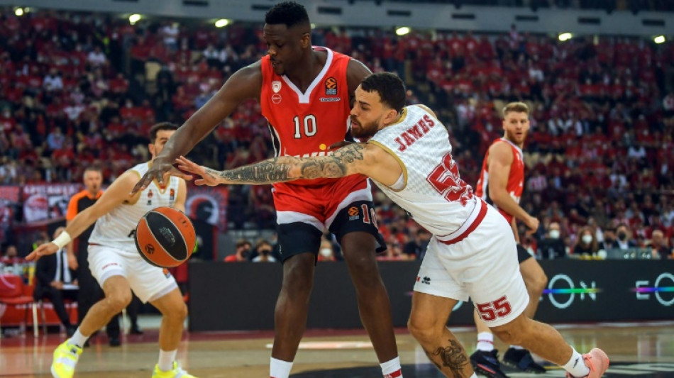 Basket: Monaco corrige l'Olympiakos et &eacute;galise &agrave; une victoire partout en quarts d'Euroligue
