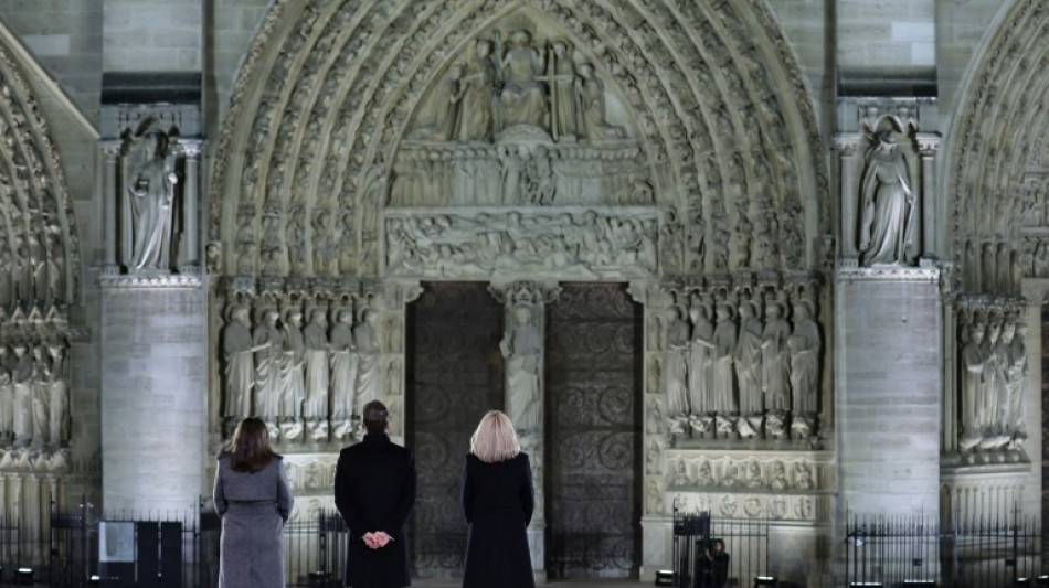 Pariser Kathedrale Notre-Dame rund f&uuml;nf Jahre nach Brand feierlich wiederer&ouml;ffnet