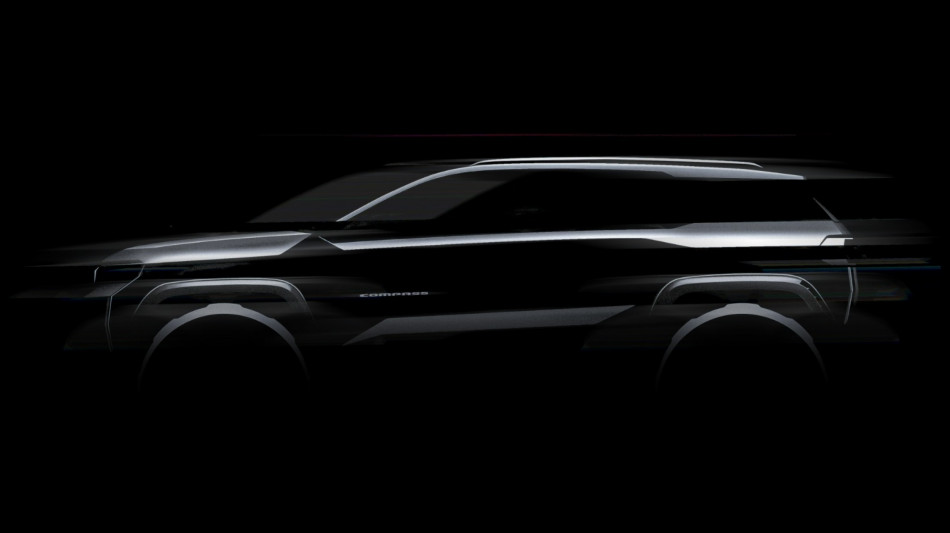 Bozzetto della nuova Jeep Compass, si far&agrave; a Melfi dal 2025