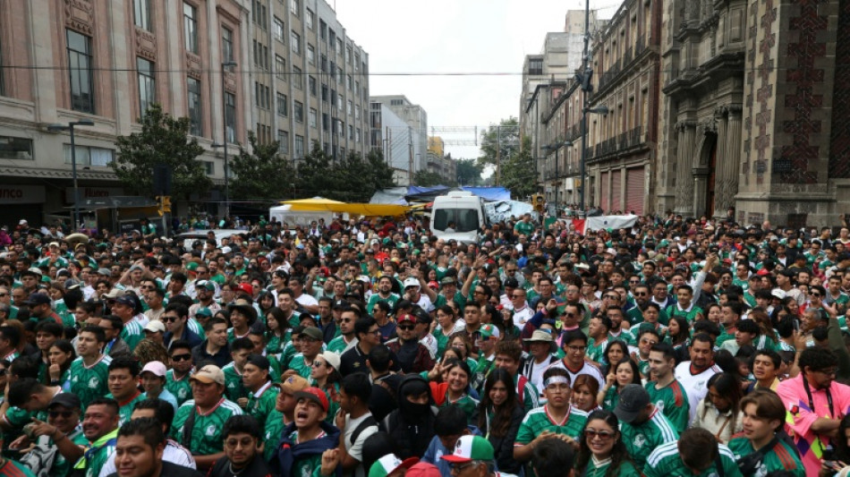  Scuffles at Mexico's World Cup fan zone as thousands jostle for entry 