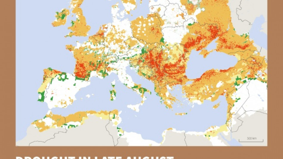  Europe, Mediterranean coast saw record drought in August: AFP analysis of EU data 