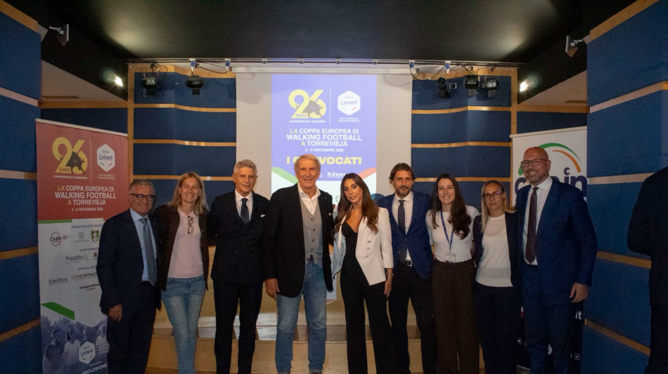  Walking football, Italia alla Euro Nations 2026 con 5 rappresentative 