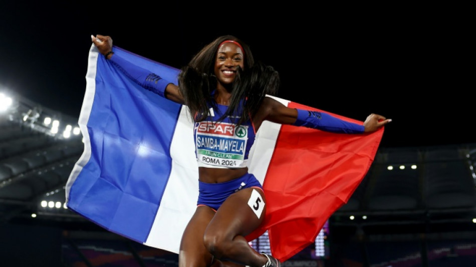 Athl&eacute;tisme: la Fran&ccedil;aise Cyr&eacute;na Samba-Mayela sacr&eacute;e championne d'Europe du 100 m haies