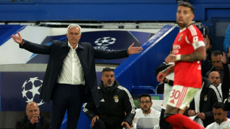 Mourinho's Benfica beaten on Chelsea return in Champions League