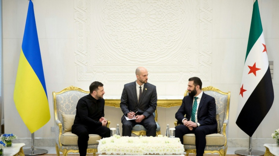  Zelensky rencontre le pr&eacute;sident syrien &agrave; Damas 