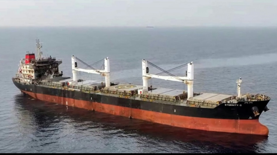 Ten rescued, more missing after deadly Huthi ship sinking