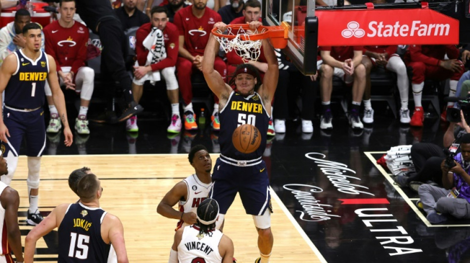 Nuggets move within a win of first NBA title