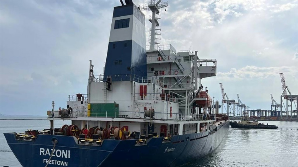 Primer cargamento de cereales ucranianos desde la invasi&oacute;n se dirige a Estambul 