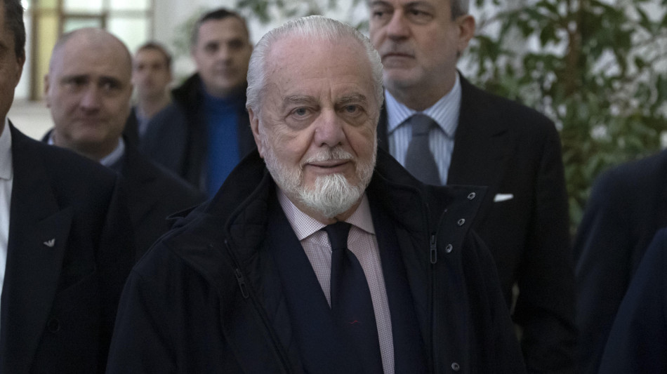 Figc: De Laurentiis, la guidi qualcuno che parli con il Governo