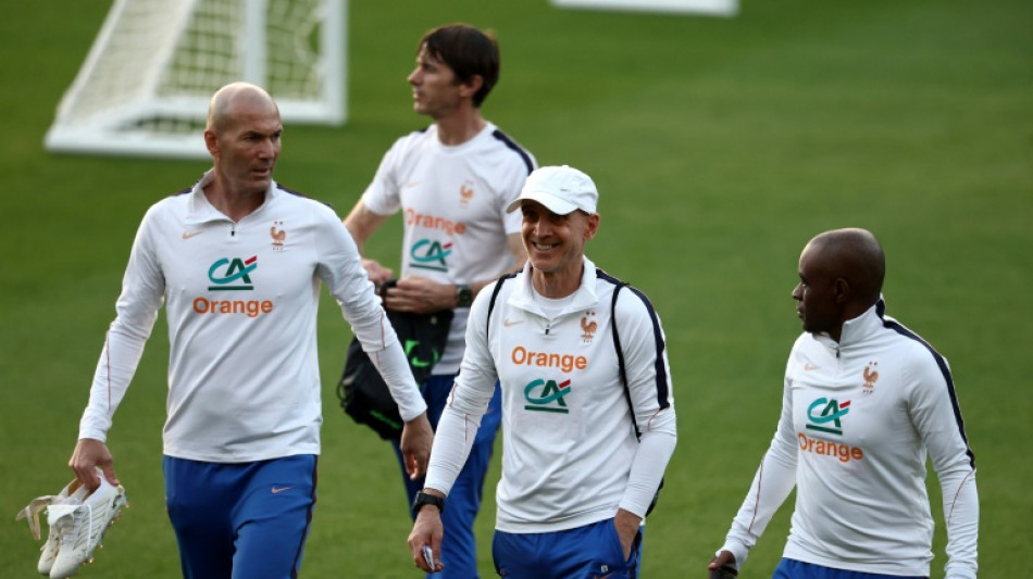Equipe de France: premier entra&icirc;nement sous les ordres de Zidane
