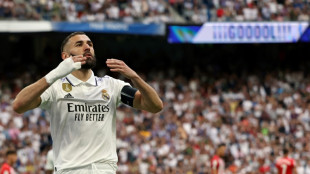 'Legendary' Benzema strikes on Madrid farewell, Valladolid relegated